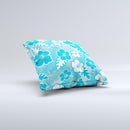 Hawaiian Floral Pattern V4 ink-Fuzed Decorative Throw Pillow