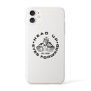 HUEF Head Up Eyes Forward Logo Clear Case for iPhone