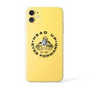 HUEF Head Up Eyes Forward Logo Clear Case for iPhone