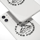 HUEF Head Up Eyes Forward Logo Clear Case for iPhone