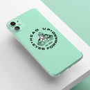 HUEF Head Up Eyes Forward Logo Clear Case for iPhone