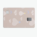 Heart Air Balloons with Blue Birds - Premium Protective Decal Skin-Kit for the Apple Credit Card
