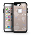 Heart Air Balloons with Blue Birds - iPhone 7 or 7 Plus Commuter Case Skin Kit