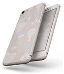 Heart Air Balloons with Blue Birds - Skin-kit for the iPhone 8 or 8 Plus