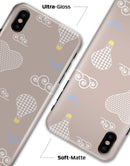 Heart Air Balloons with Blue Birds - iPhone X Clipit Case