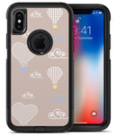Heart Air Balloons with Blue Birds - iPhone X OtterBox Case & Skin Kits