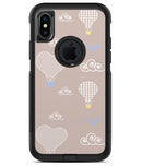 Heart Air Balloons with Blue Birds - iPhone X OtterBox Case & Skin Kits