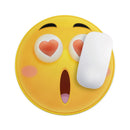 Heart Eyes Friendly Emoticons// WaterProof Rubber Foam Backed Anti-Slip Mouse Pad for Home Work Office or Gaming Computer Desk