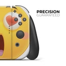 Heart Eyes Friendly Emoticons // Skin Decal Wrap Kit for Nintendo Switch Console & Dock, Joy-Cons, Pro Controller, Lite, 3DS XL, 2DS XL, DSi, or Wii - Vinyl Skin Wrap for Nintendo Switch 2, OLED, Lite, Pro Controller, Wii & Classic Handhelds