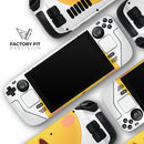 Heart Eyes Friendly Emoticons // Full Body Skin Decal Wrap Kit for the Steam Deck handheld gaming computer