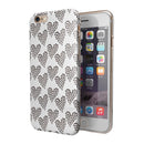 Hearts within Hearts iPhone 6/6s or 6/6s Plus 2-Piece Hybrid INK-Fuzed Case