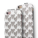 Hearts within Hearts iPhone 6/6s or 6/6s Plus 2-Piece Hybrid INK-Fuzed Case