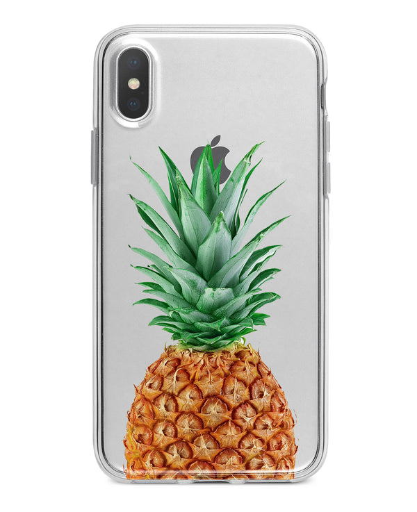 Hello Pineapple - Crystal Clear Hard Case for the iPhone XS MAX, XS & More (ALL AVAILABLE)