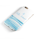 Hello Summer Anchor Watercolor Blue V1 iPhone 6/6s or 6/6s Plus 2-Piece Hybrid INK-Fuzed Case