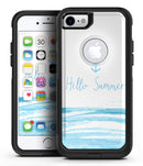 Hello Summer Anchor Watercolor Blue V1 - iPhone 7 or 8 OtterBox Case & Skin Kits