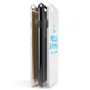 Hello Summer Blue Watercolor Anchor V1 iPhone 6/6s or 6/6s Plus 2-Piece Hybrid INK-Fuzed Case