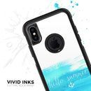 Hello Summer Blue Watercolor Anchor V2 - Skin Kit for the iPhone OtterBox Cases