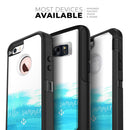 Hello Summer Blue Watercolor Anchor V2 - Skin Kit for the iPhone OtterBox Cases