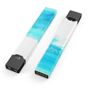 Hello Summer Blue Watercolor Anchor V2 - Premium Decal Protective Skin-Wrap Sticker compatible with the Juul Labs vaping device
