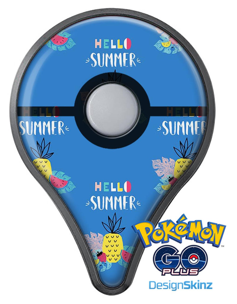Hello Summer Love v1 Pokémon GO Plus Vinyl Protective Decal Skin Kit