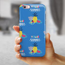 Hello Summer Love v1 iPhone 6/6s or 6/6s Plus 2-Piece Hybrid INK-Fuzed Case