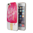 Hello Summer Popcicle iPhone 6/6s or 6/6s Plus 2-Piece Hybrid INK-Fuzed Case