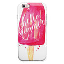 Hello Summer Popcicle iPhone 6/6s or 6/6s Plus 2-Piece Hybrid INK-Fuzed Case