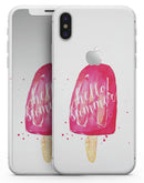 Hello Summer Popcicle - iPhone X Skin-Kit