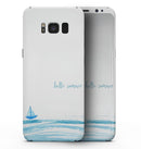 Hello Summer Sailboat - Samsung Galaxy S8 Full-Body Skin Kit