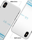 Hello Summer Sailboat - iPhone X Clipit Case