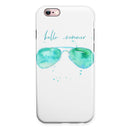 Hello Summer Sunglasses iPhone 6/6s or 6/6s Plus 2-Piece Hybrid INK-Fuzed Case