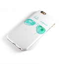 Hello Summer Sunglasses iPhone 6/6s or 6/6s Plus 2-Piece Hybrid INK-Fuzed Case
