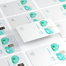 Hello Summer Sunglasses - Premium Protective Decal Skin-Kit for the Apple Credit Card