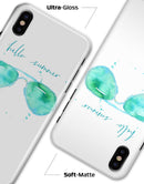 Hello Summer Sunglasses - iPhone X Clipit Case