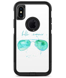 Hello Summer Sunglasses - iPhone X OtterBox Case & Skin Kits