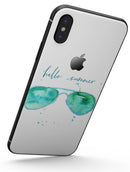 Hello Summer Sunglasses - iPhone X Skin-Kit