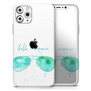 Hello Summer Sunglasses  - Protective Skin Wrap & Decal – Compatible with iPhone SE to iPhone 17 Pro Max (All Models)