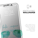 Hello Summer Sunglasses  - Protective Skin Wrap & Decal – Compatible with iPhone SE to iPhone 17 Pro Max (All Models)