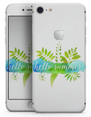 Hello Summer Watercolor Branches - Skin-kit for the iPhone 8 or 8 Plus