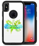 Hello Summer Watercolor Branches - iPhone X OtterBox Case & Skin Kits