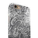 Hippie Dippie Doodles iPhone 6/6s or 6/6s Plus 2-Piece Hybrid INK-Fuzed Case
