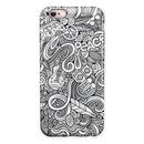 Hippie Dippie Doodles iPhone 6/6s or 6/6s Plus 2-Piece Hybrid INK-Fuzed Case