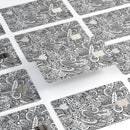 Hippie Dippie Doodles - Premium Protective Decal Skin-Kit for the Apple Credit Card