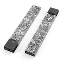 Hippie Dippie Doodles - Premium Decal Protective Skin-Wrap Sticker compatible with the Juul Labs vaping device
