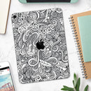 Hippie Dippie Doodles - Full Body Skin Decal for the Apple iPad Pro 12.9", 11", 10.5", 9.7", Air or Mini (All Models Available)