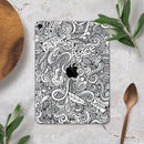 Hippie Dippie Doodles - Full Body Skin Decal for the Apple iPad Pro 12.9", 11", 10.5", 9.7", Air or Mini (All Models Available)