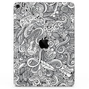 Hippie Dippie Doodles - Full Body Skin Decal for the Apple iPad Pro 12.9", 11", 10.5", 9.7", Air or Mini (All Models Available)