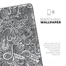 Hippie Dippie Doodles - Full Body Skin Decal for the Apple iPad Pro 12.9", 11", 10.5", 9.7", Air or Mini (All Models Available)