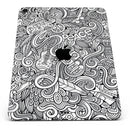 Hippie Dippie Doodles - Full Body Skin Decal for the Apple iPad Pro 12.9", 11", 10.5", 9.7", Air or Mini (All Models Available)