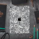 Hippie Dippie Doodles - Full Body Skin Decal for the Apple iPad Pro 12.9", 11", 10.5", 9.7", Air or Mini (All Models Available)